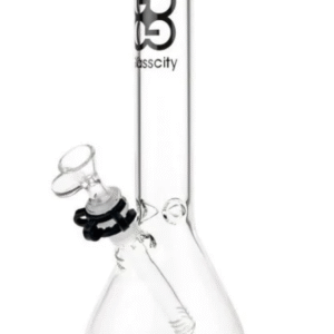 Glasscity Beaker Ice Bong | 10 inch | Greyish